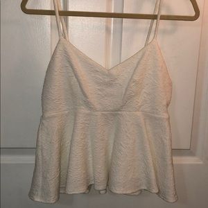 White crop top
